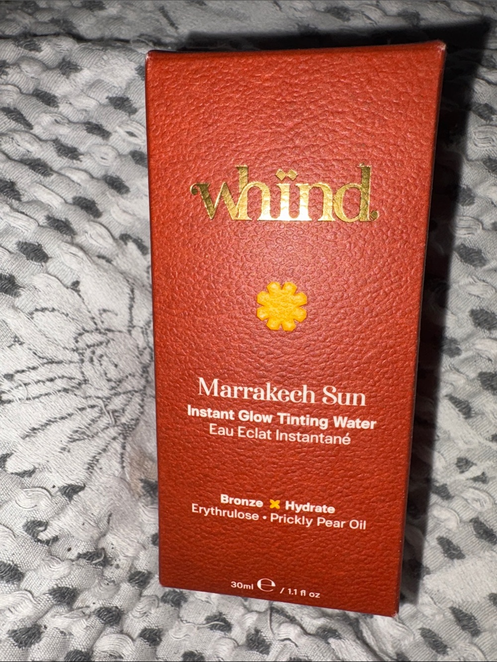 Whind Marrakech Sun Instant Glow Tinting Water - Bronze Shade 1.1 oz